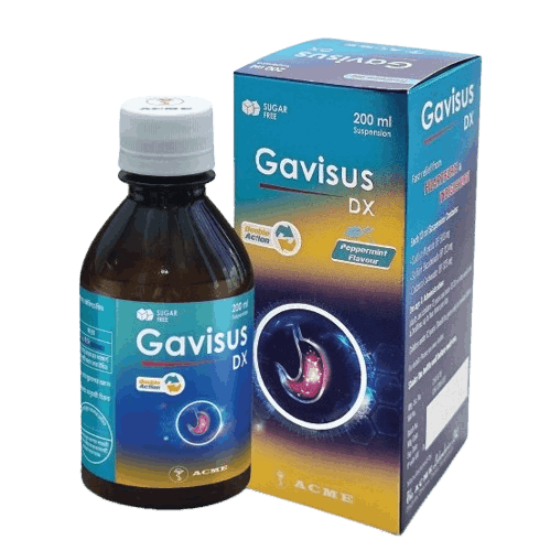 Gavisus DX 500mg+267mg+160mg/10ml Suspension