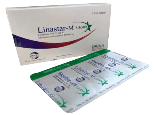 Linastar M 500 2.5mg+500mg Tablet