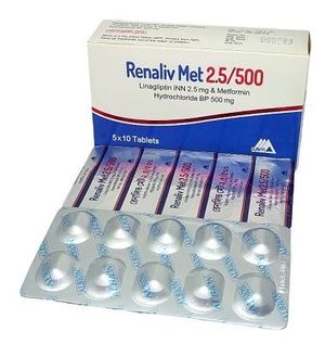 Renaliv Met 2.5mg+500mg Tablet