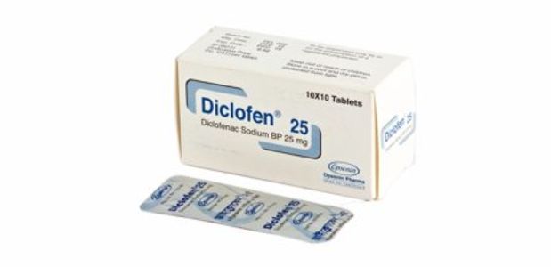Diclofen 25mg Tablet