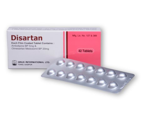 Disartan 5/20 5mg+20mg Tablet