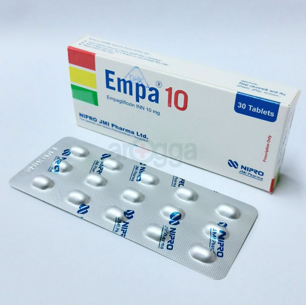 Empa 10 Tablet 10mg Medicine Arogga Online Pharmacy Of Bangladesh