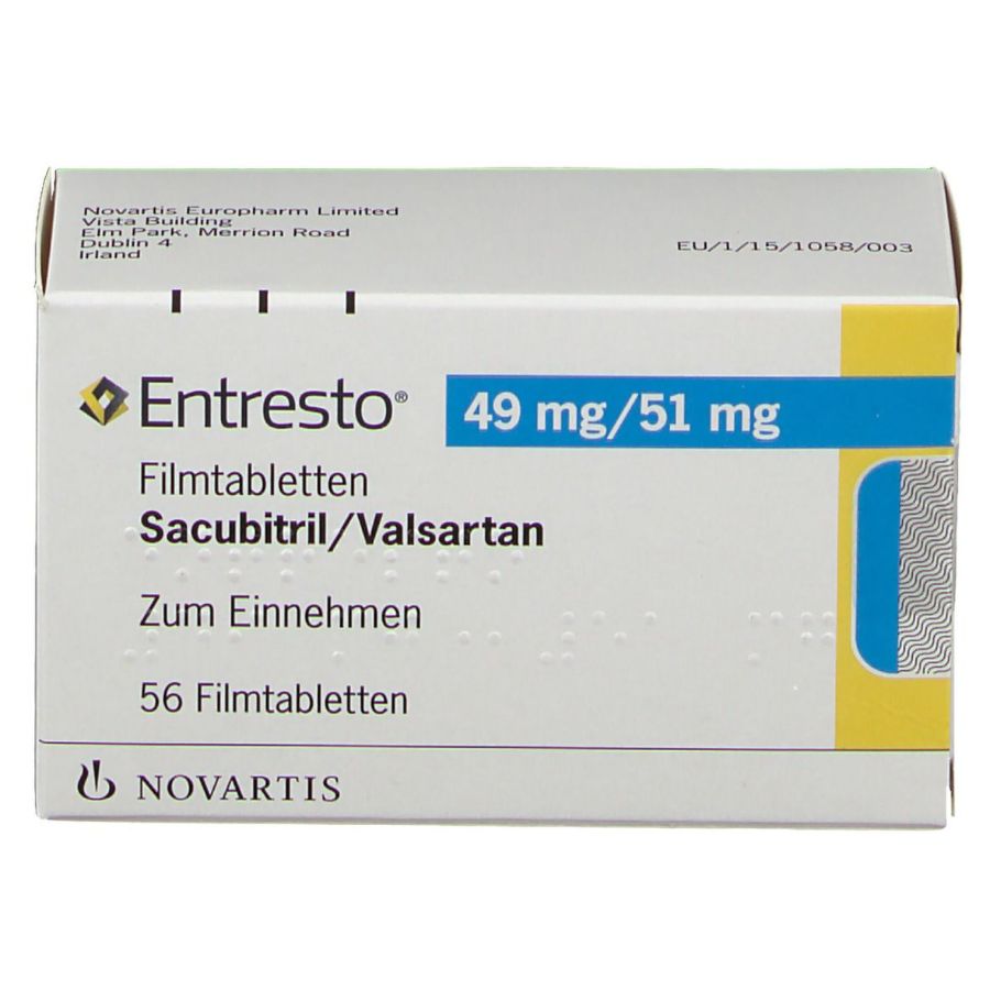 Entresto 100 49mg+51mg Tablet