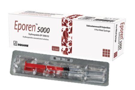 Eporen 5000 5000IU/0.5ml Injection