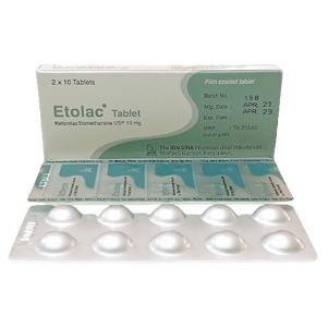 Etolac 10mg Tablet