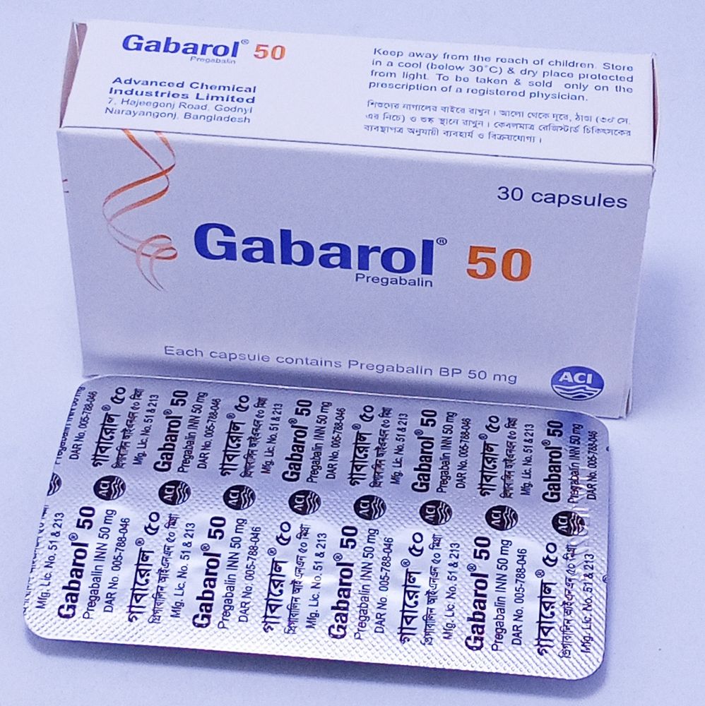 Gabarol 50mg Capsule