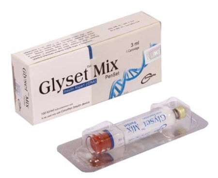 Glyset Mix Penset 100IU/ml Injection