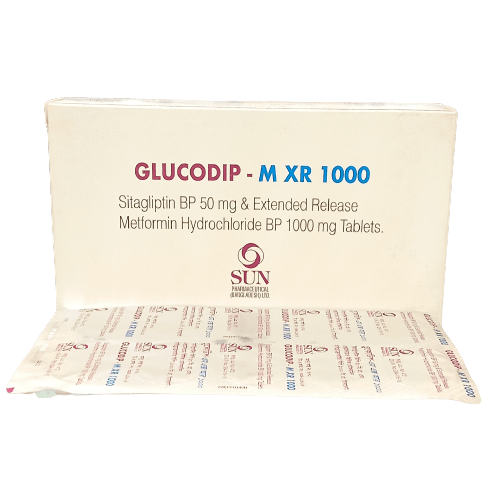 Glucodip M XR 1000mg+50mg Tablet