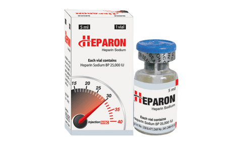 Heparon 25000IU/ml Injection