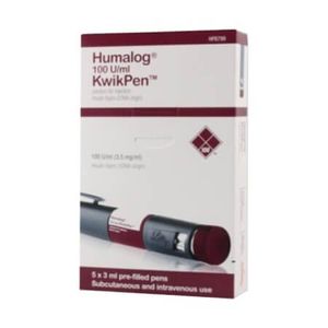 Humalog Kwikpen 100 100u/ml Injection