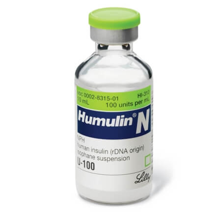 Humulin N Vial 100IU/ml Injection