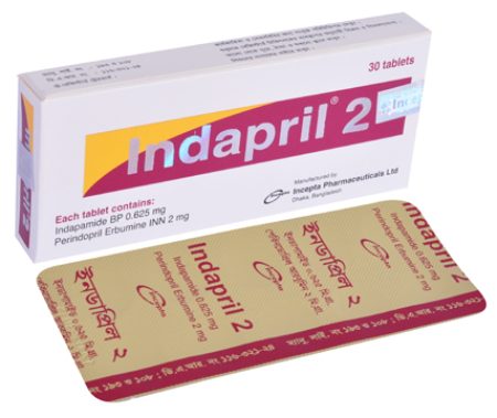 Indapril 2 625mcg+2mg Tablet