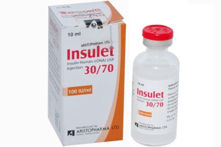 Insulet 30/70 100IU 100IU/ml Injection