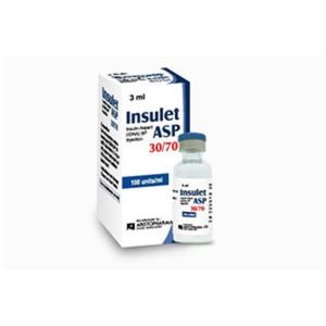 Insulet ASP 30/70 100IU/ml Injection