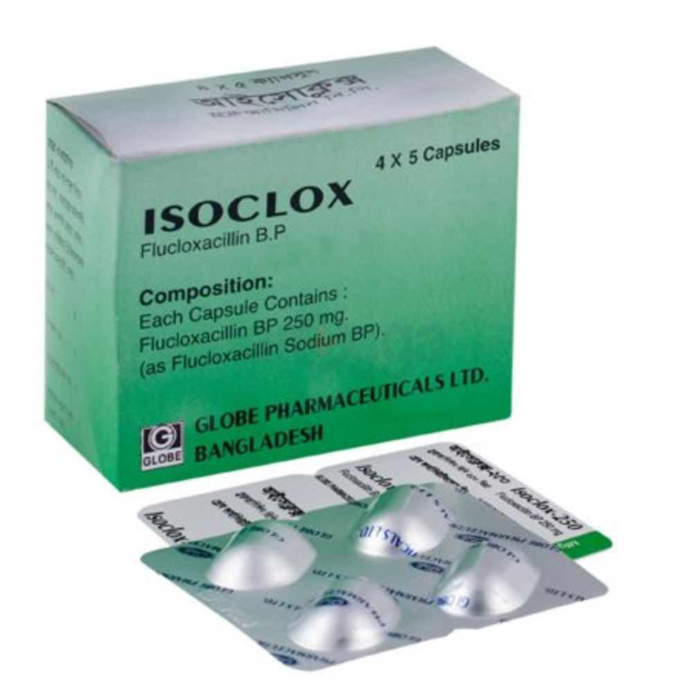 Isoclox Capsule 250mg Medicine Arogga Online Pharmacy Of Bangladesh