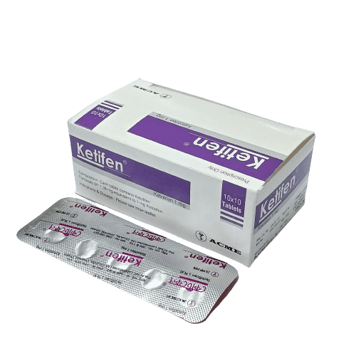 Ketifen 1mg Tablet