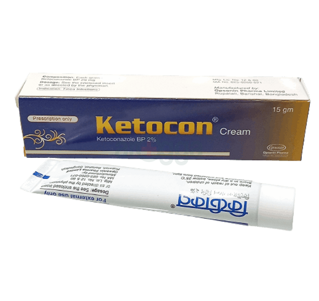 Ketocon Cream 20mg/gm medicine Arogga Online Pharmacy of Bangladesh