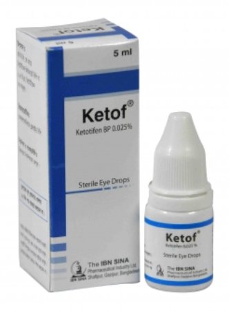 Ketof 0.025% Eye Drop